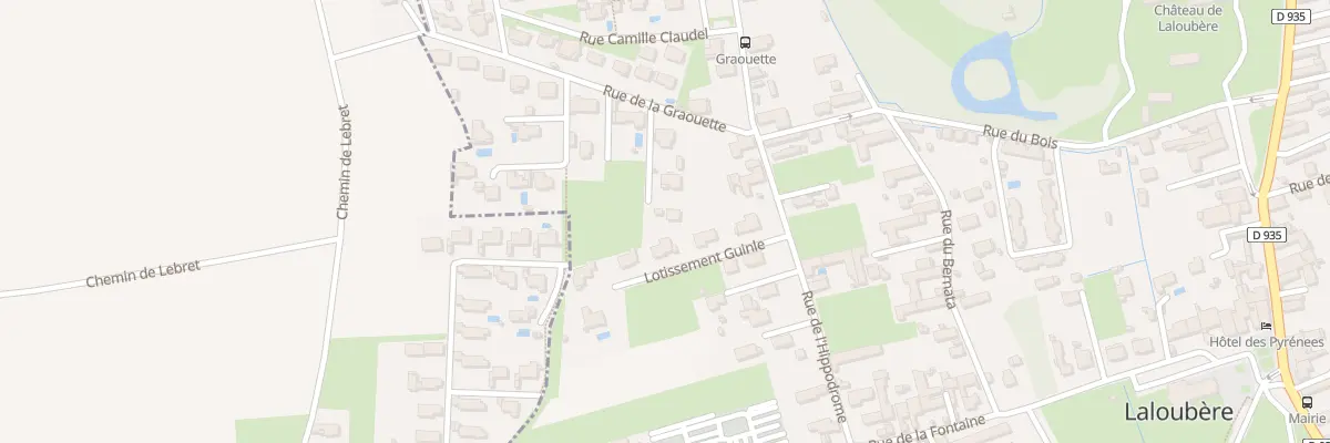 Plan du 4B Rue de la Graouette à Laloubère