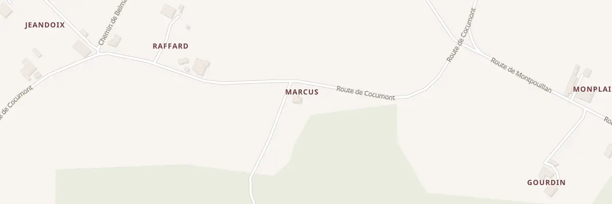 Plan du 2949 Rte de Cocumont à Marcellus