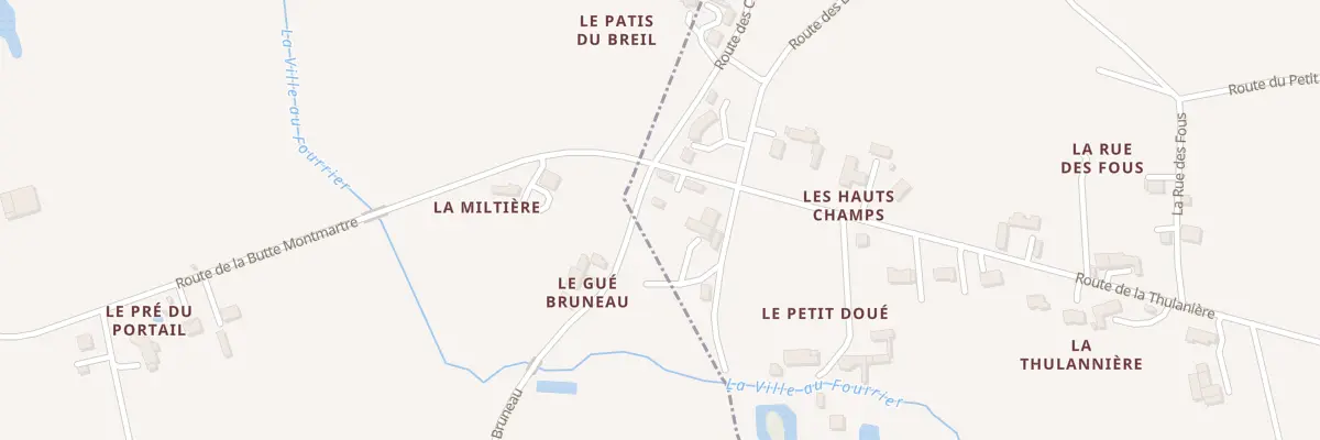 Plan du 865 Rte de la Thulanière à Vernoil-le-Fourrier