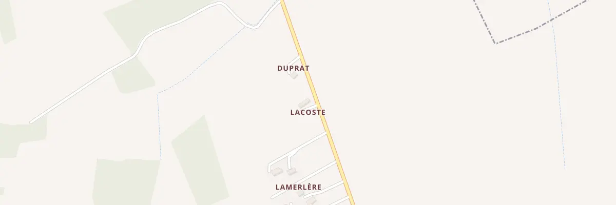 Plan du 5016 Lacoste à Ladevèze-Rivière