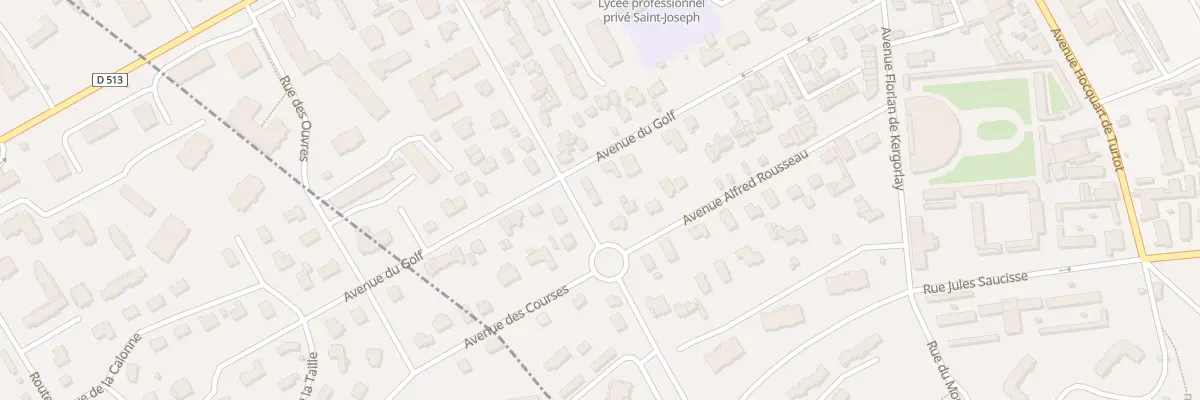 Plan du 33B Av Doct Roger Deliencourt à Deauville