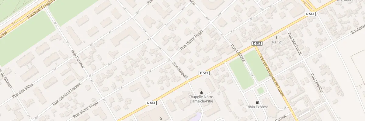 Plan du 123 Rue Victor Hugo à Deauville