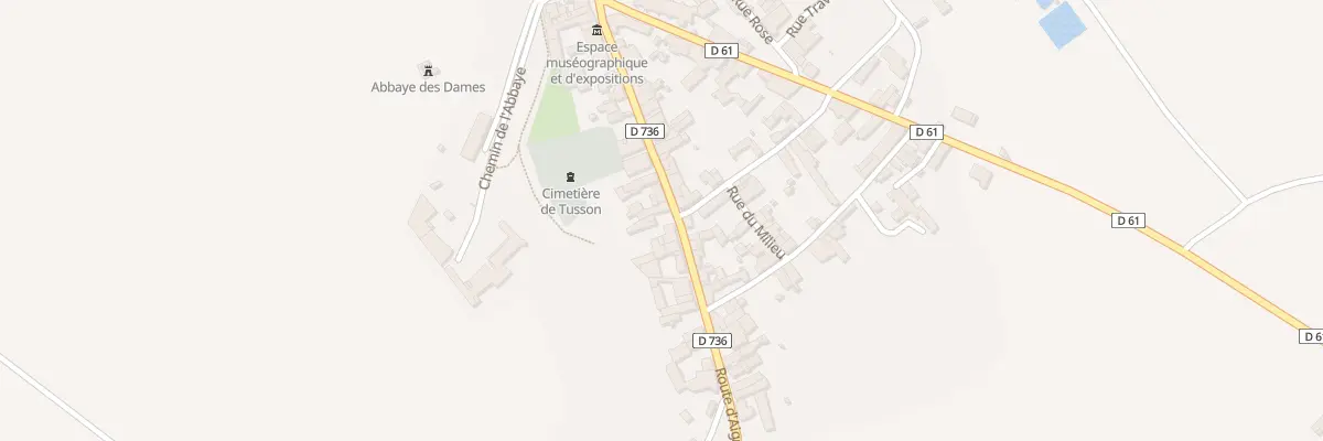 Plan du 16 Rte d’Aigre à Tusson