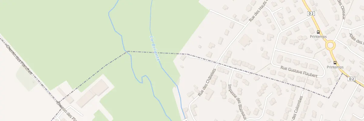 Plan du 67 Rue des Châtelets à Alençon
