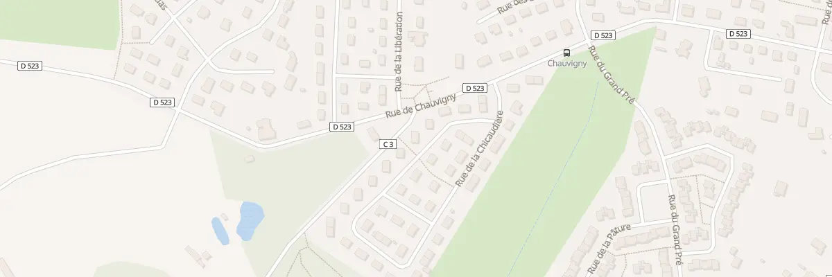 Plan du 49 Rue de la Chicaudière à Saint-Germain-du-Corbéis