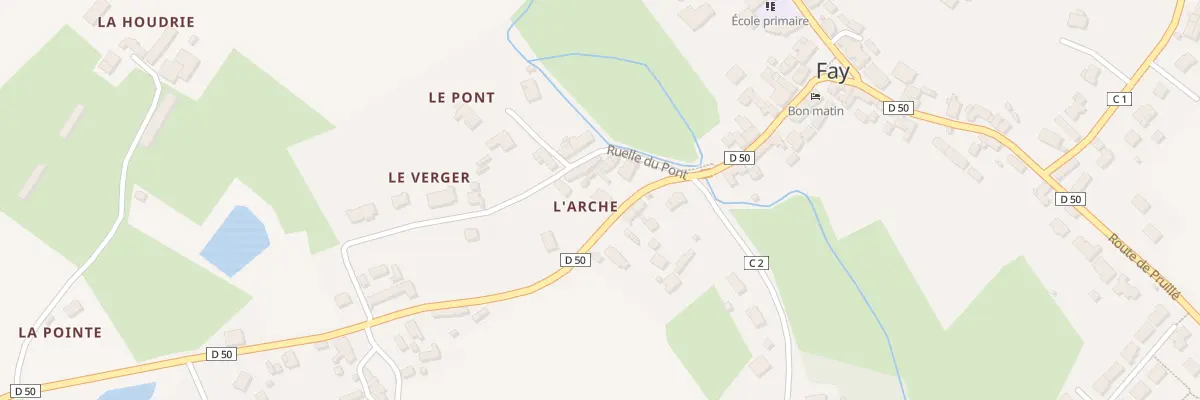 Plan du 5140 L’Arche à Fay