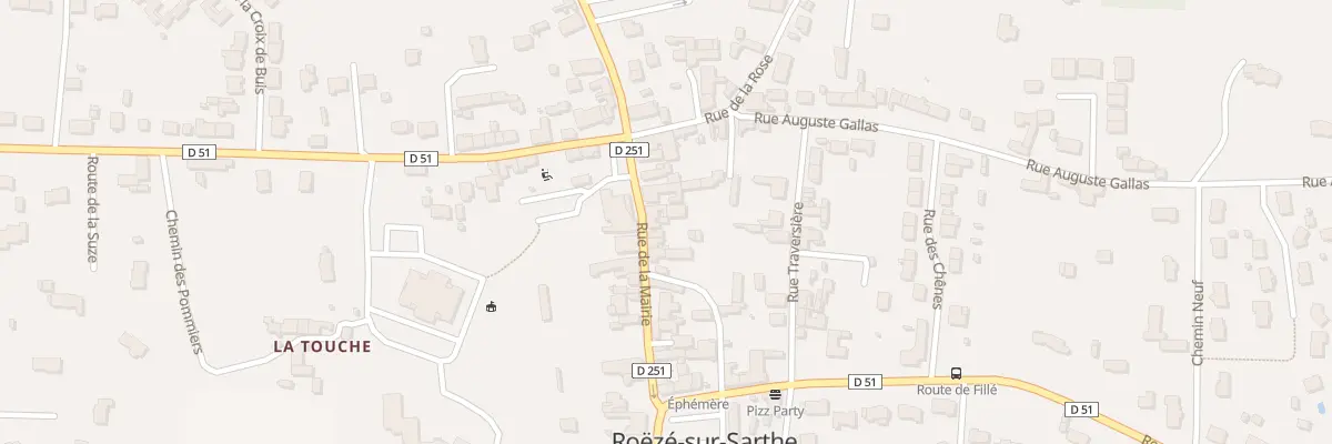 Plan du 12 Rue de la Mairie à Roëzé-sur-Sarthe
