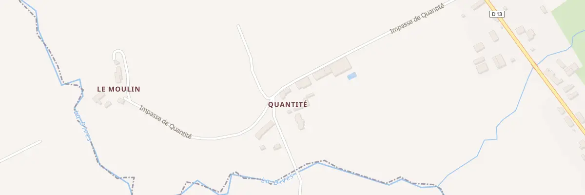 Plan du 25 Quantite à Saint-Lambert-sur-Dive