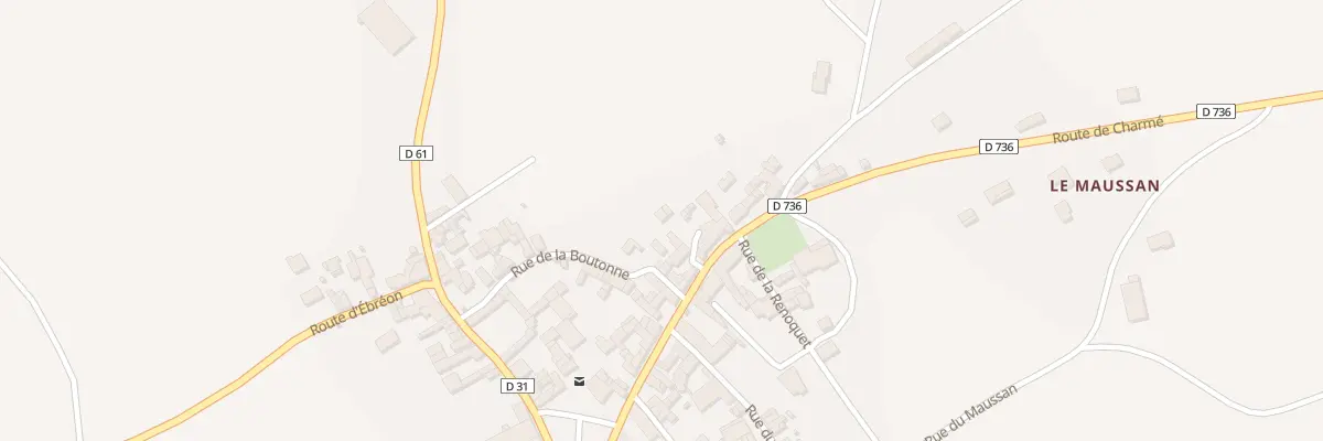 Plan du 5186 Le Bourg à Tusson