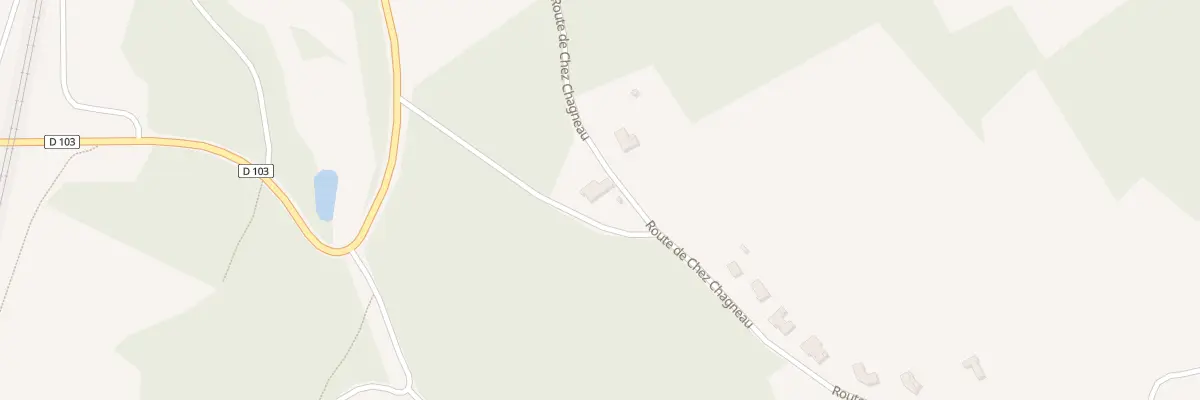 Plan du 2 Rte de Chez Chagneau à Claix