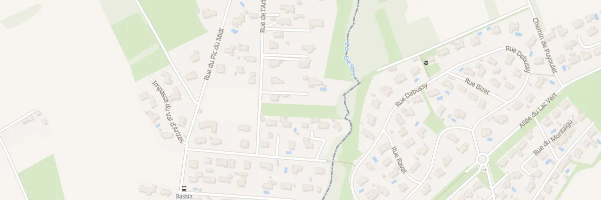 Plan du 5600 Rue de l’Arbizon à Odos