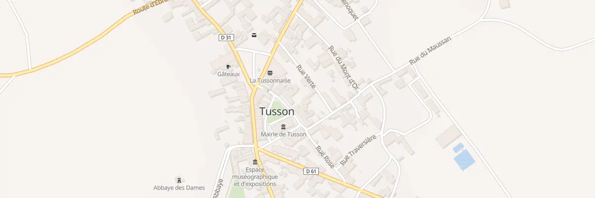 Plan du 9 Rue Rose à Tusson