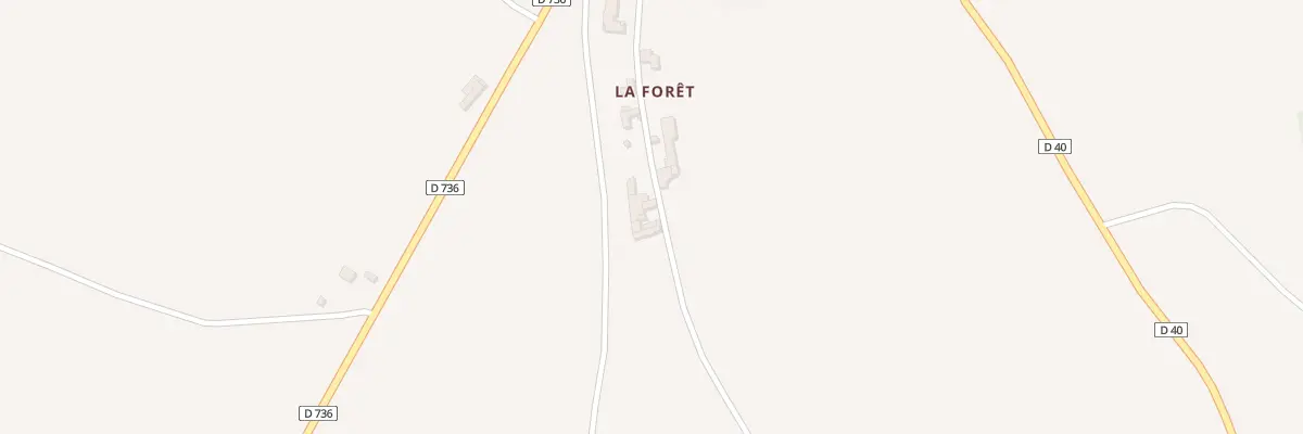 Plan du 5165 La Foret à Tusson