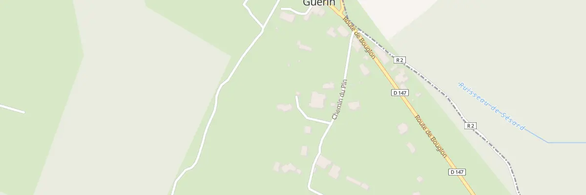 Plan du 174 Chem du Pin à Guérin