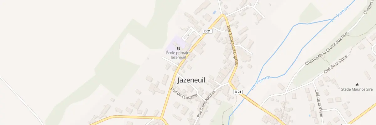 Plan du 17 Rue du Vieux Château à Jazeneuil