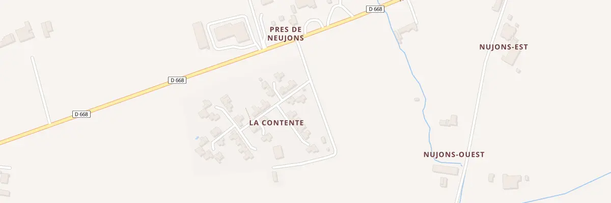 Plan du 34 La Contente à Monségur