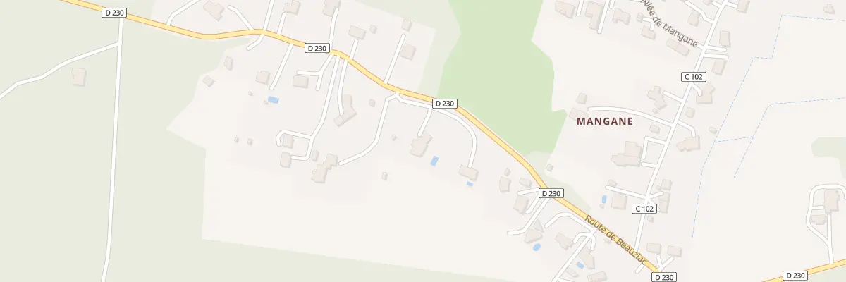 Plan du 985 Rte de Beauziac à Casteljaloux