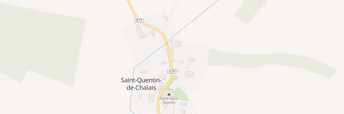Plan du 7 Rte de Chalais à Saint-Quentin-de-Chalais