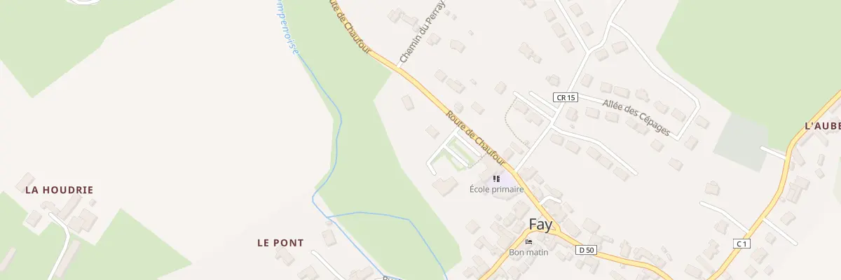 Plan du 5165 Petit Leterrai à Fay