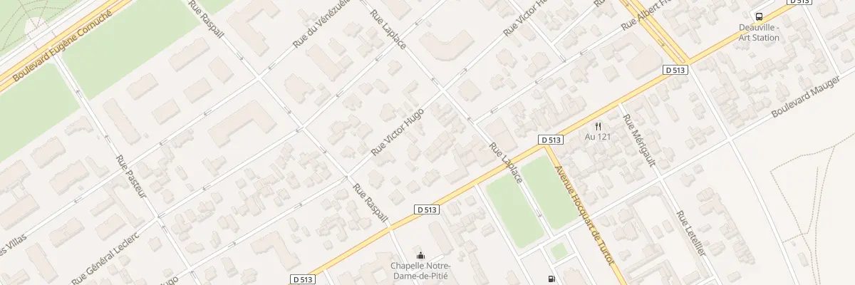 Plan du 115B Rue Victor Hugo à Deauville