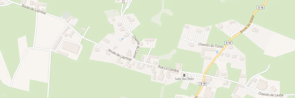 Plan du 10 Rue la Carrère à Loucrup