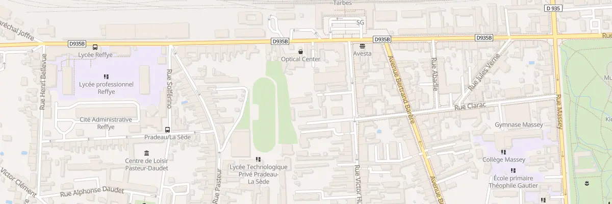 Plan du 41B Rue Victor Hugo à Tarbes