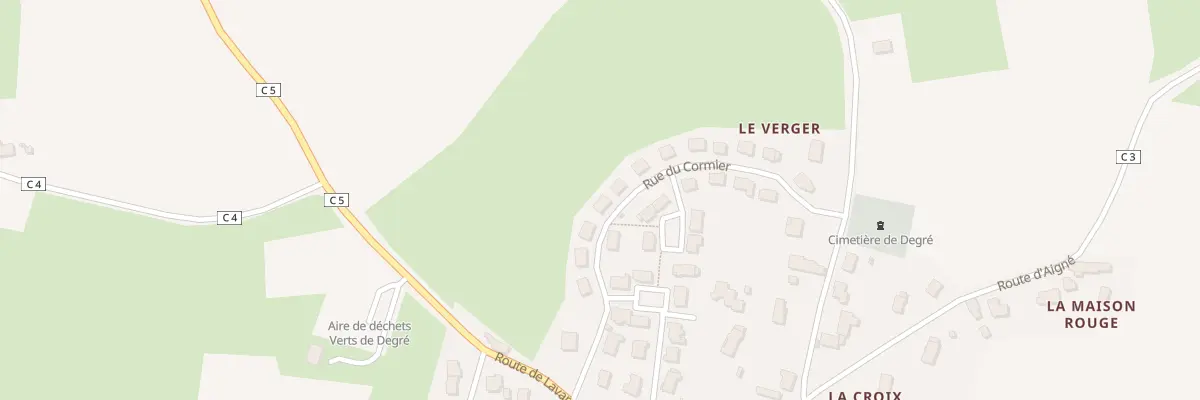 Plan du 7 Rue du Cormier à Degré