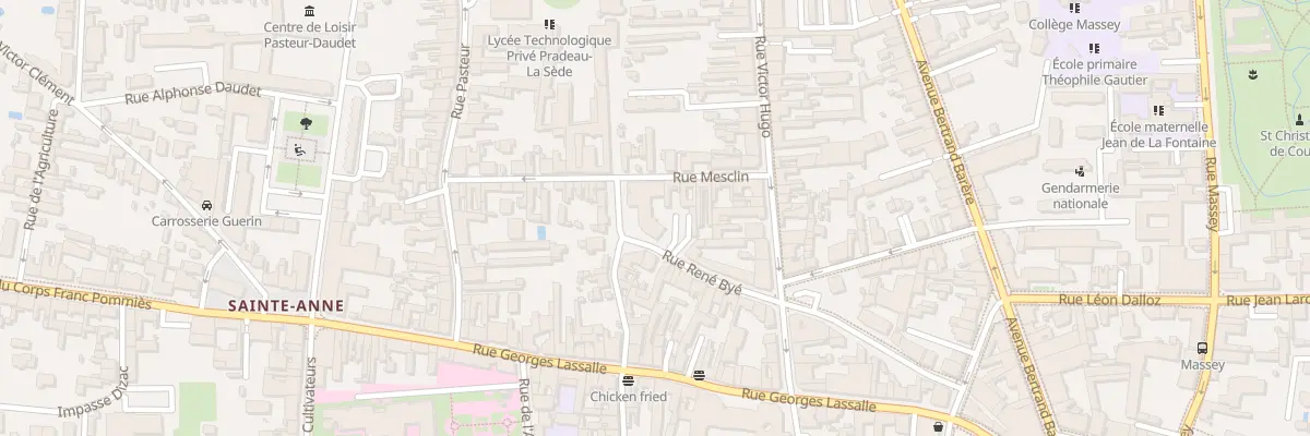 Plan du 14 Rue Saint-martin à Tarbes