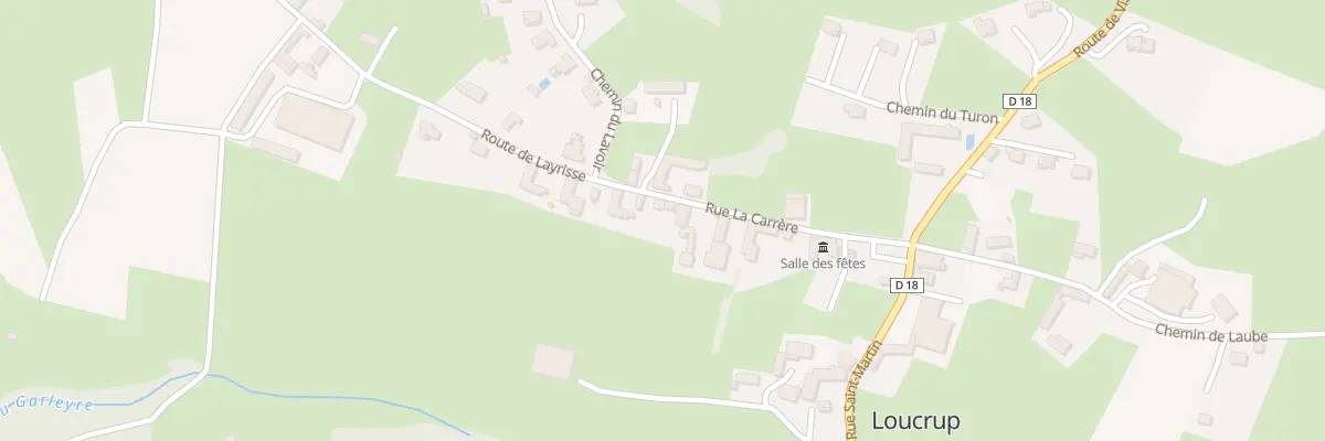 Plan du 7 Rue la Carrère à Loucrup