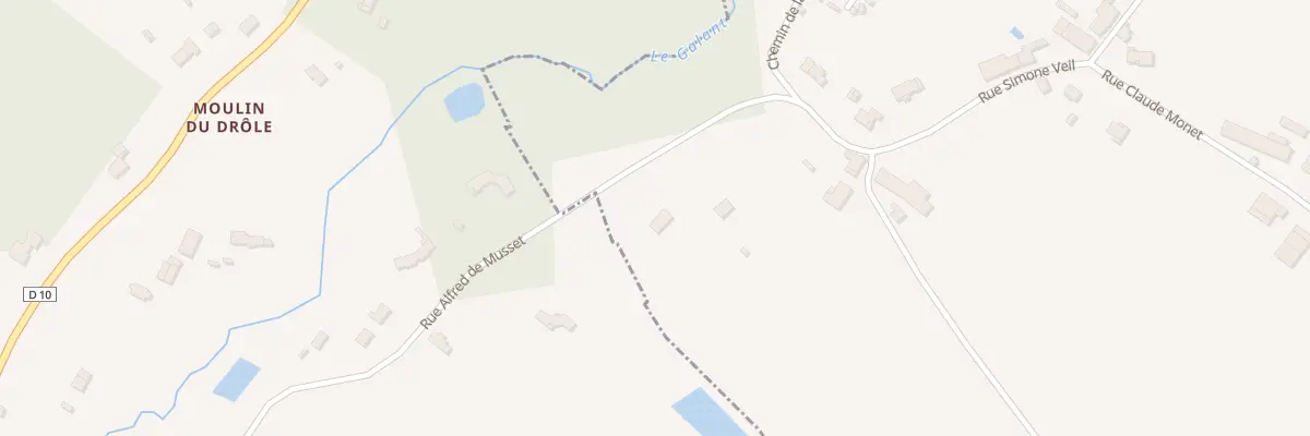 Plan du 13 Rue Simone Veil à Ménesplet