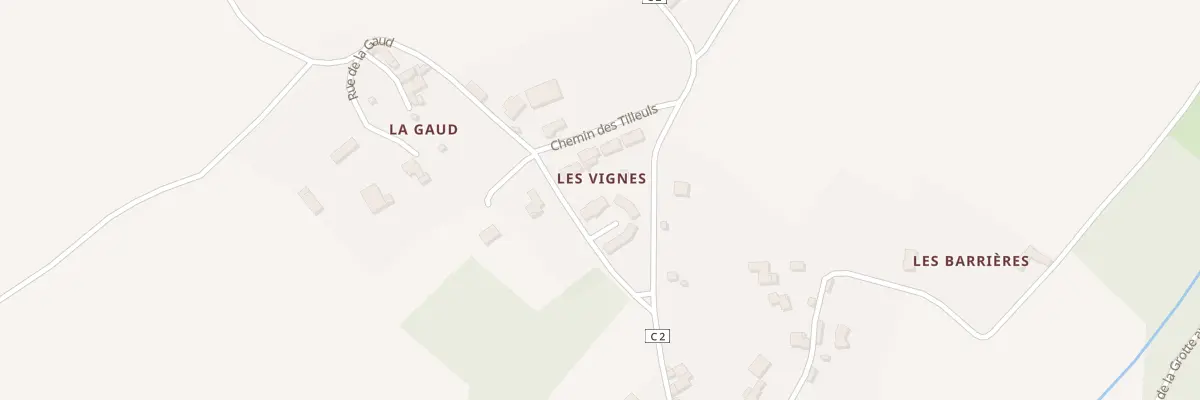 Plan du 2 Cite des Vignes de la Gaud à Jazeneuil