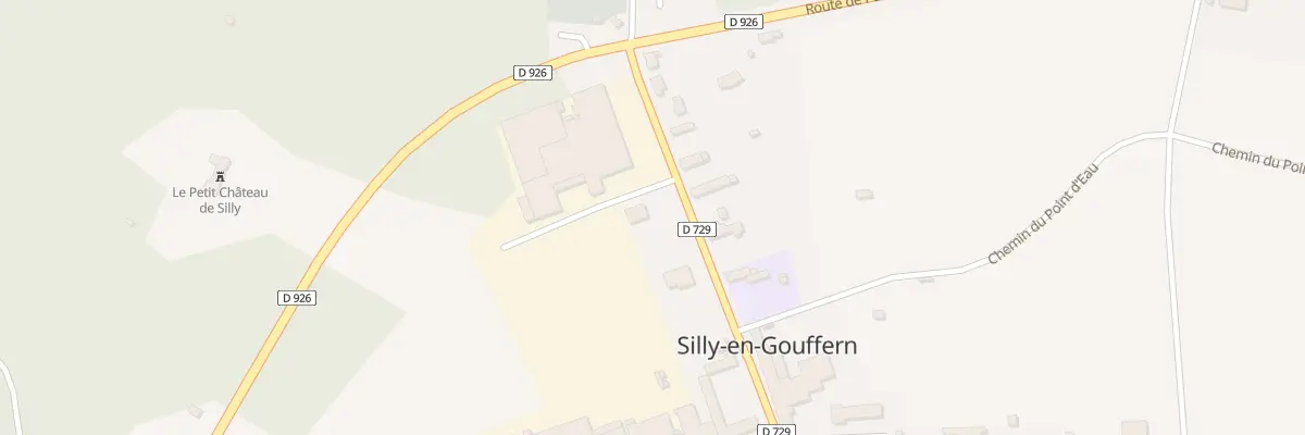 Plan du 8 Rte de l’Abbaye à Gouffern en Auge