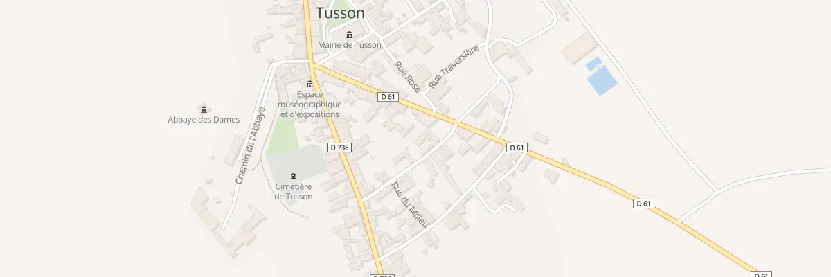 Plan du 12 Rte de Ligné à Tusson