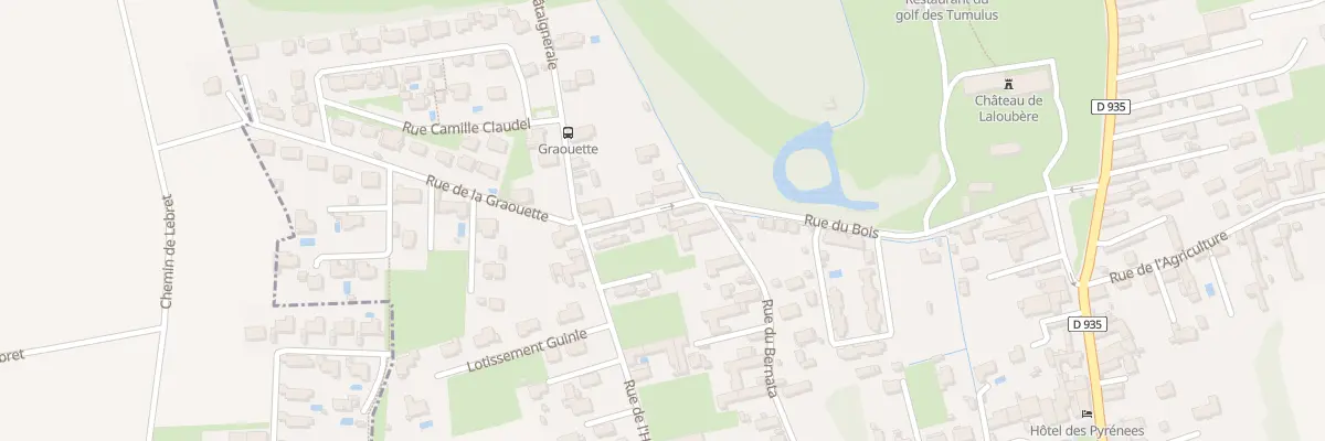 Plan du 6 Rue du Bois à Laloubère