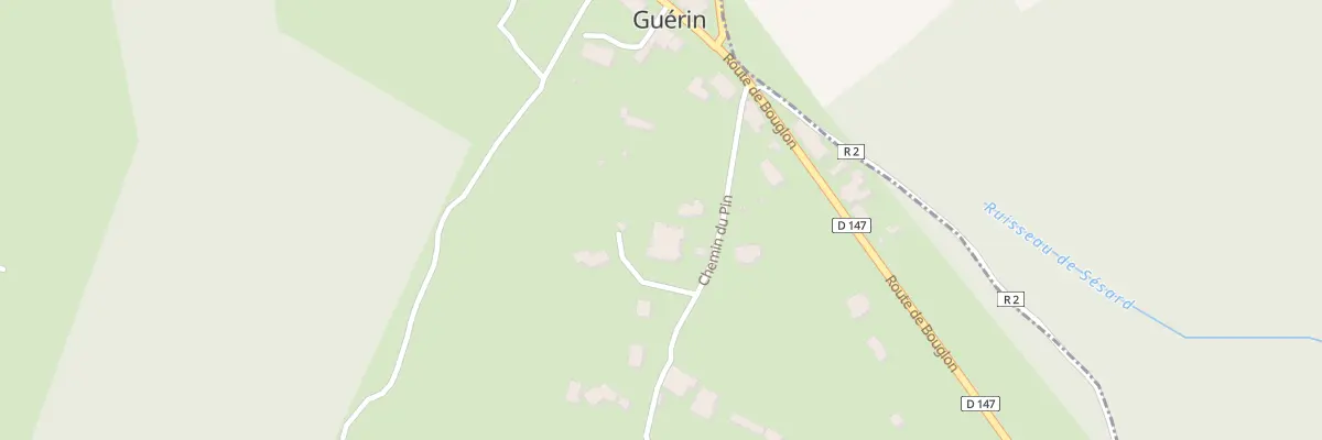 Plan du 4 Le Pin à Guérin