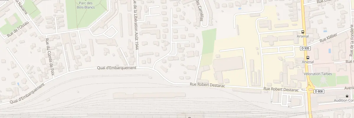 Plan du 6 Imp des Lilas à Tarbes