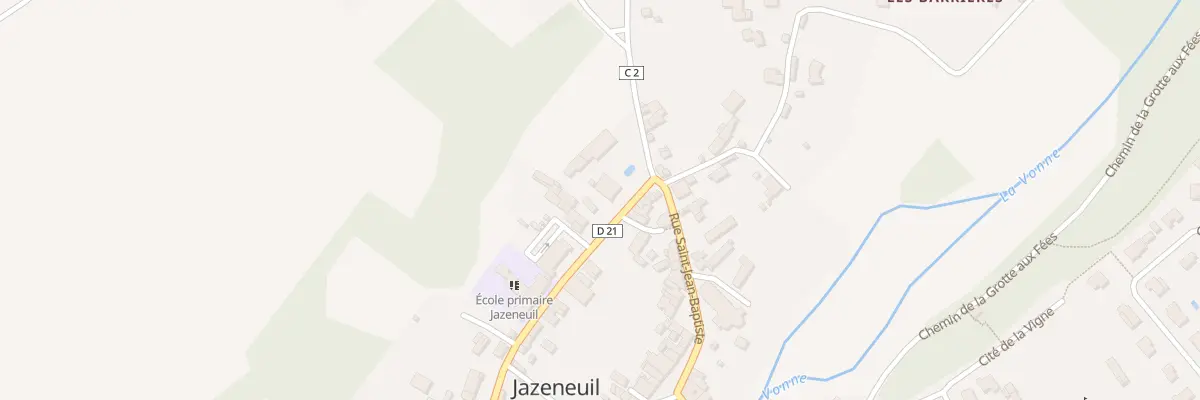 Plan du 2 Rue du Vieux Château à Jazeneuil