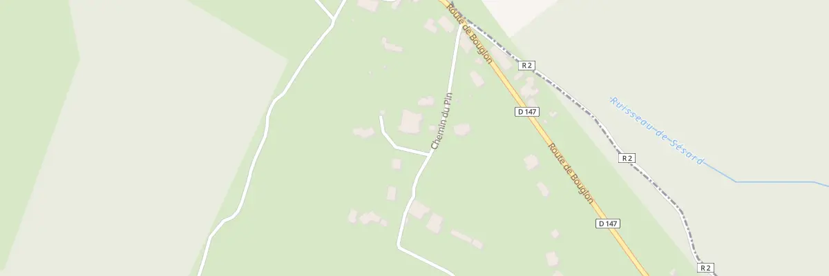 Plan du 164 Chem du Pin à Guérin