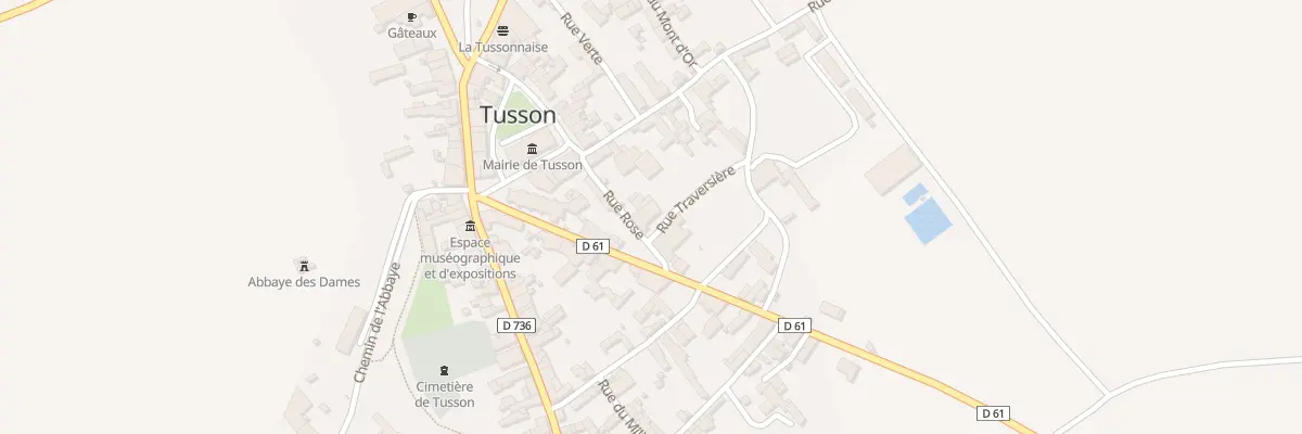 Plan du 1 Rue Traversière à Tusson