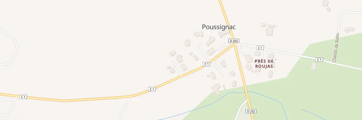 Plan du 182 Au Joy à Poussignac