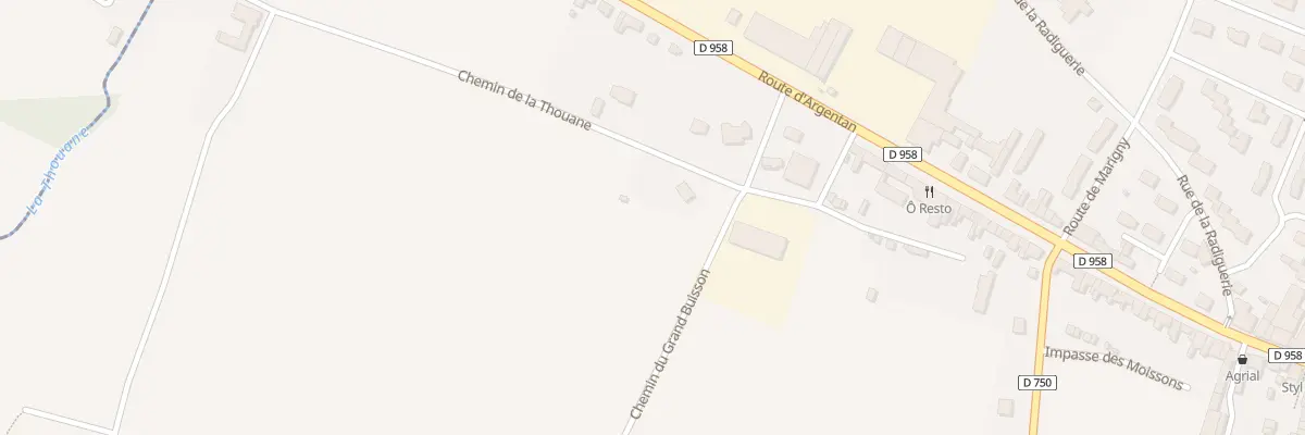 Plan du 3 Che de la Thouane à Mortrée