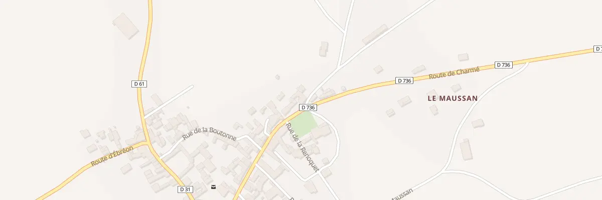 Plan du 5024 Le Bourg à Tusson