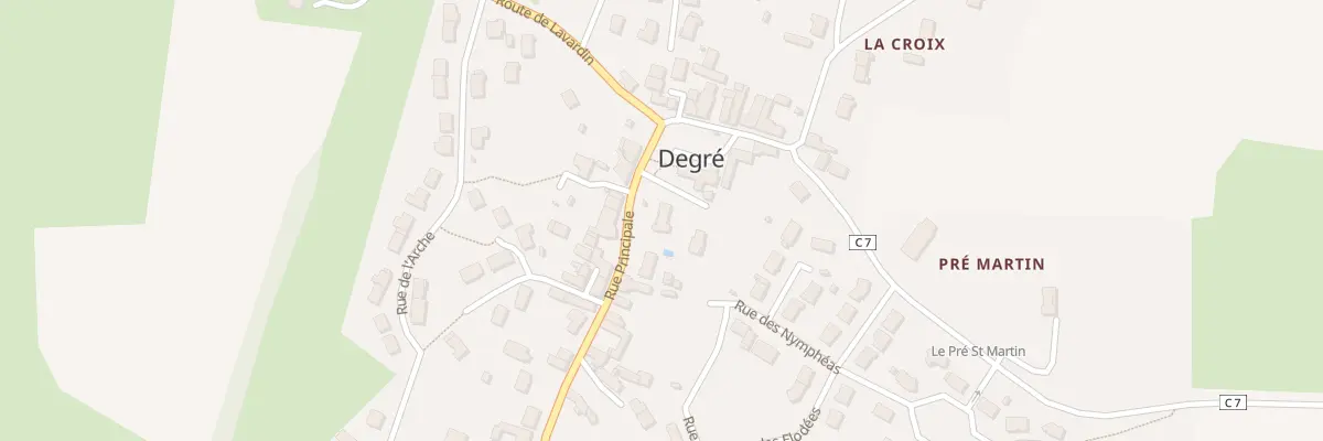 Plan du 3 Rue Principale à Degré
