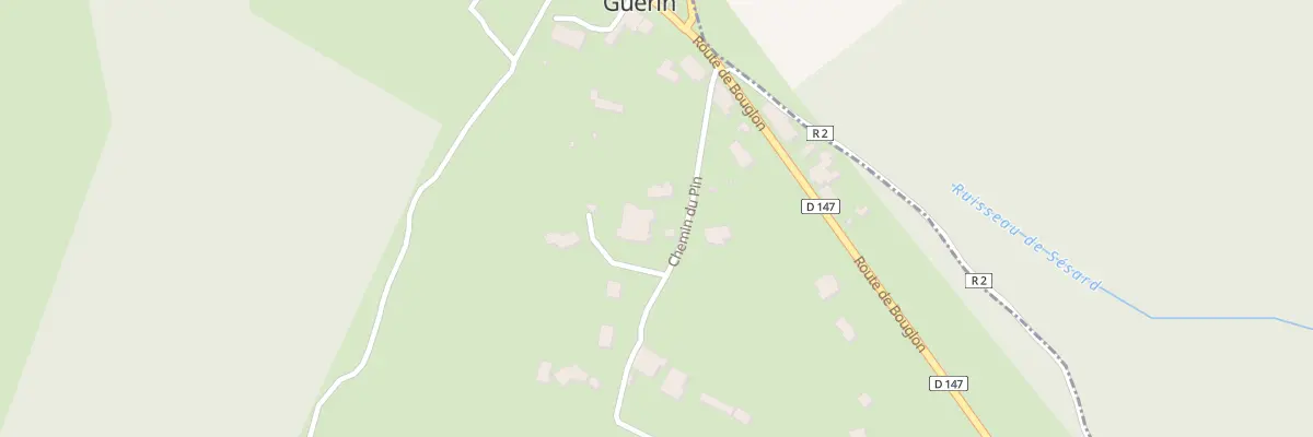 Plan du 132 Che du Pin à Guérin