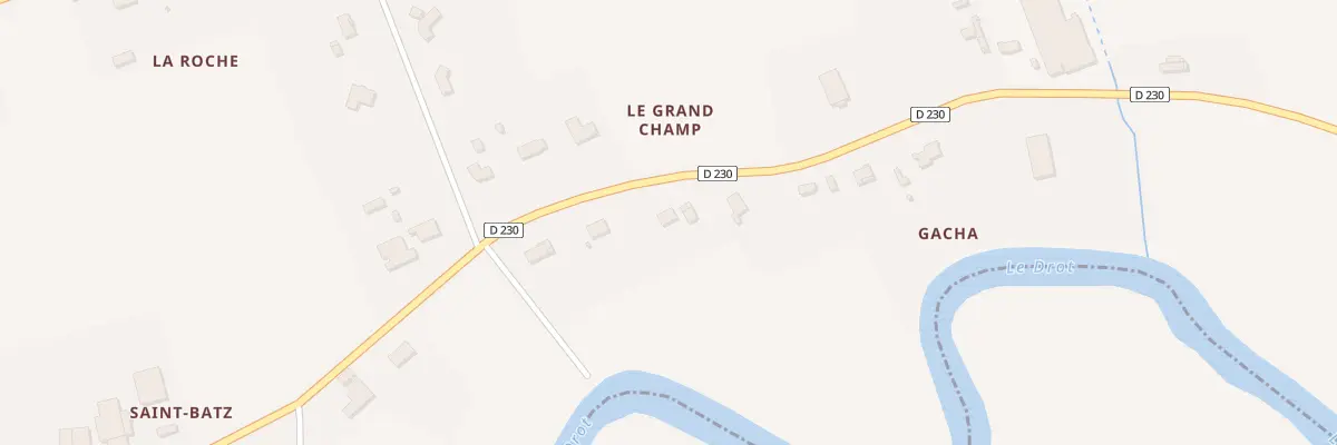 Plan du 10 Gacha à Saint-Félix-de-Foncaude