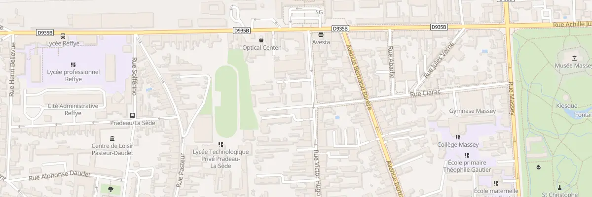 Plan du 39 Rue Victor Hugo à Tarbes