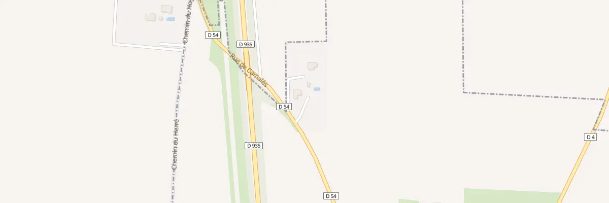 Plan du 9 Rte de Vic à Camalès