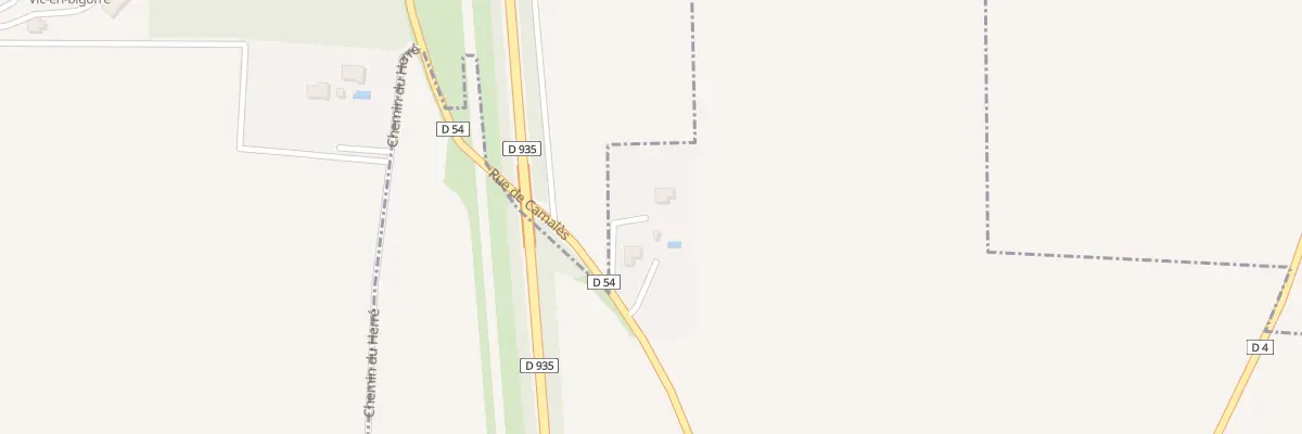 Plan du 7 Rte de Vic à Camalès