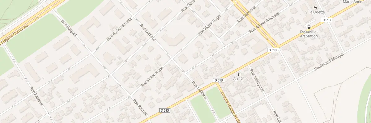 Plan du 107A Rue Victor Hugo à Deauville