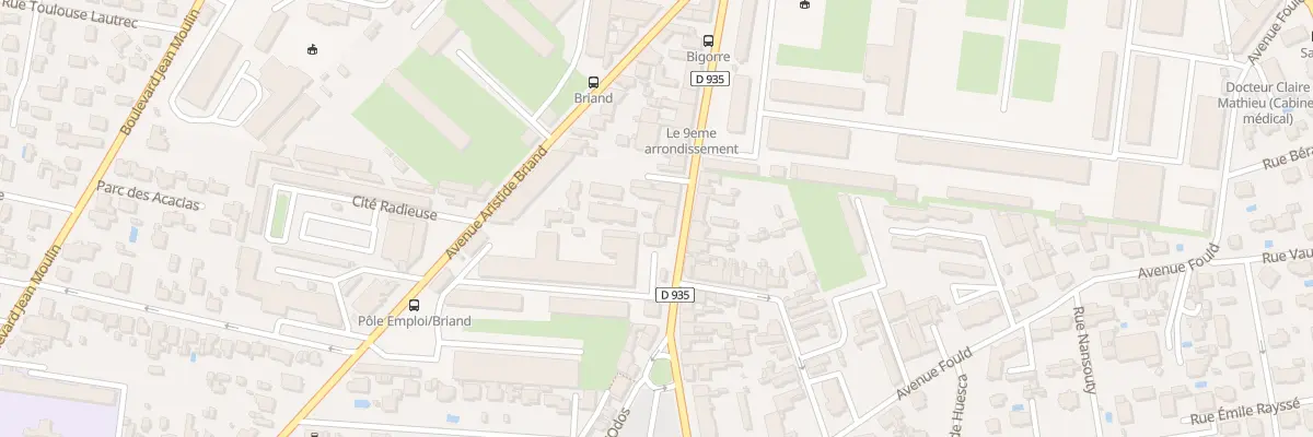 Plan du 146 Av du Rgt de Bigorre à Tarbes